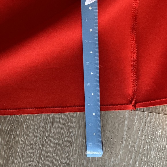 Zara Womens Orange Overcoat Jacket Trench size small faux Suede - Picture 6 of 7